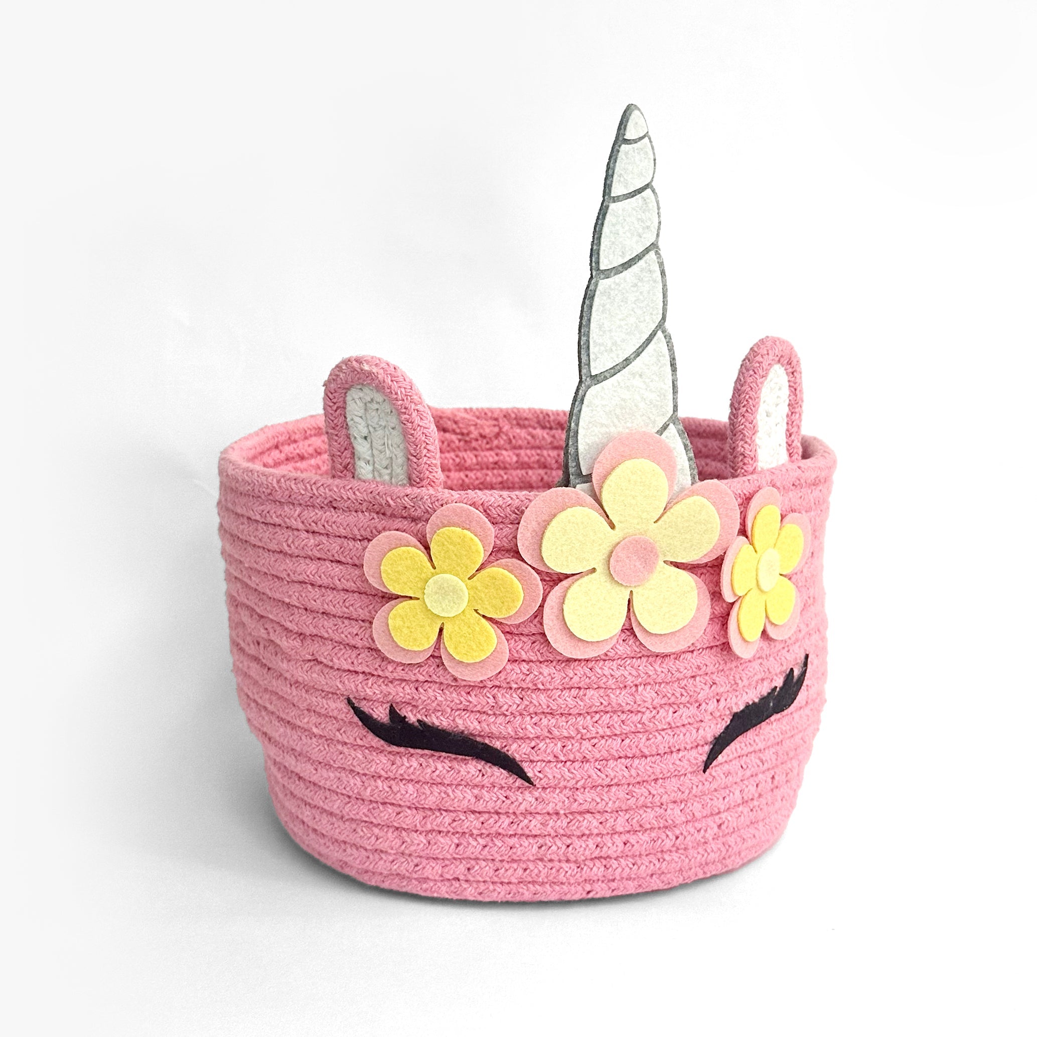 Pink Unicorn Storage Basket