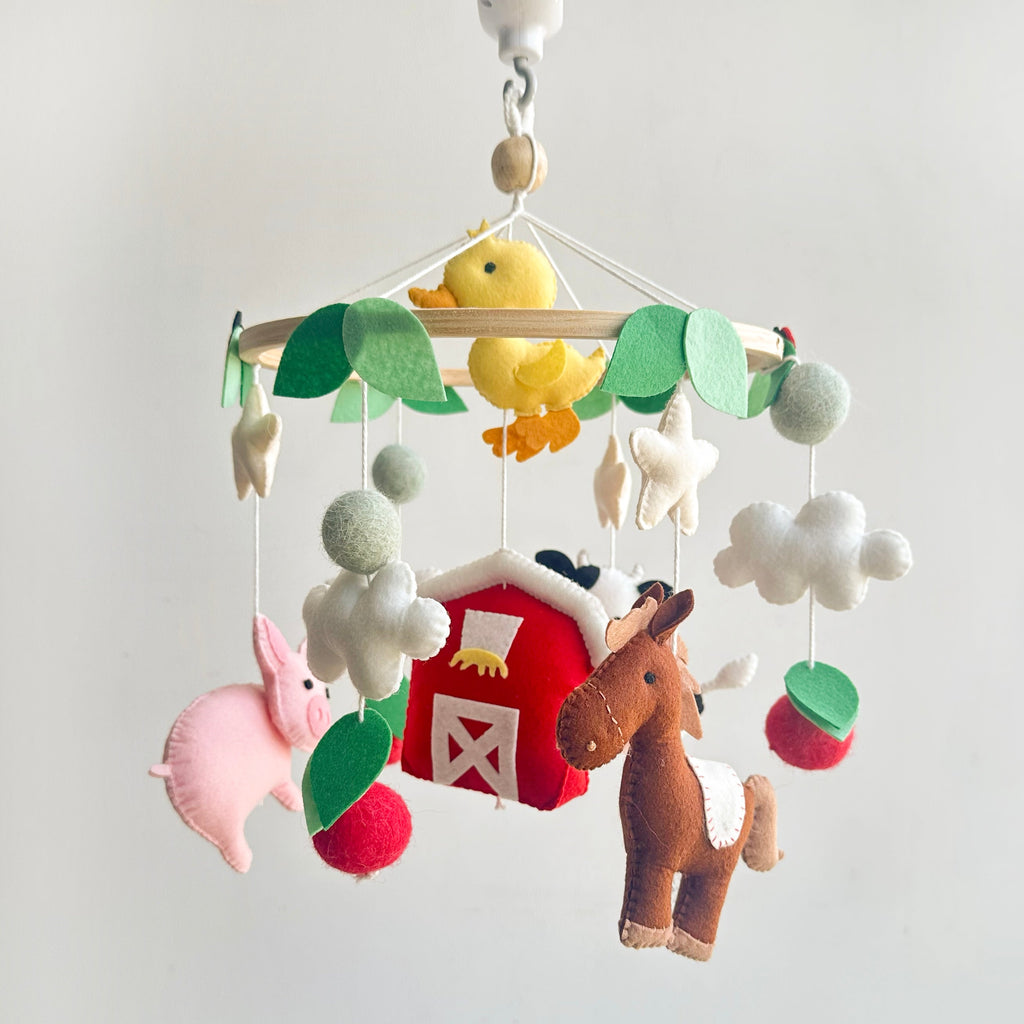 Farm Animal Cot Mobile
