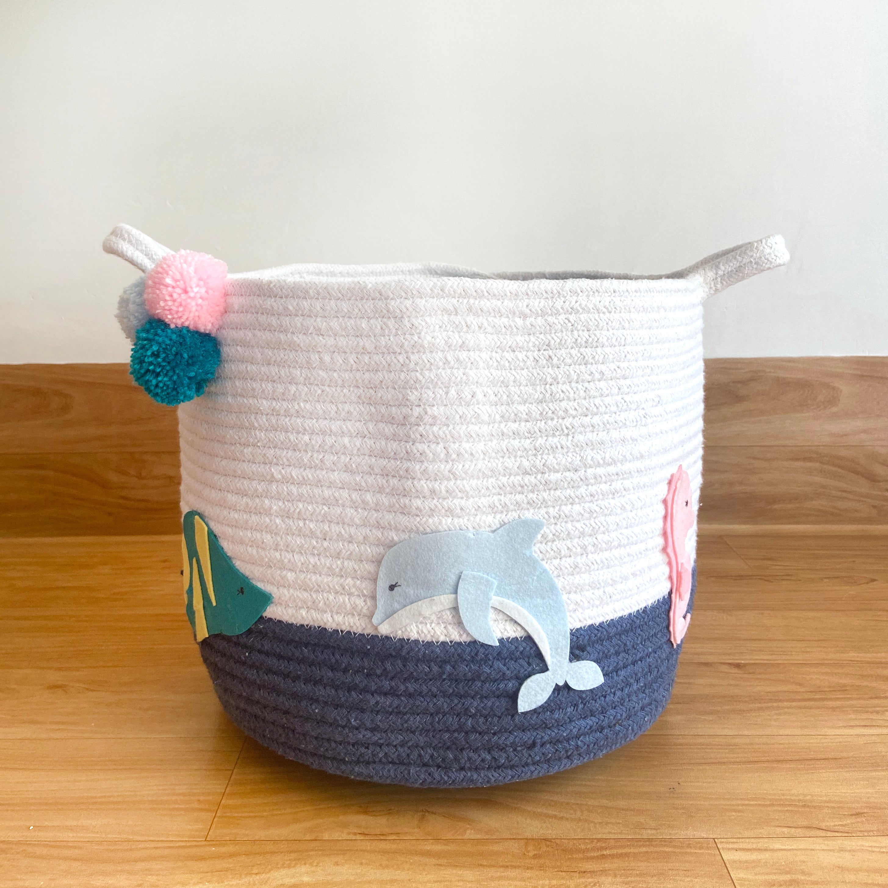 Sea Creatures Storage Basket