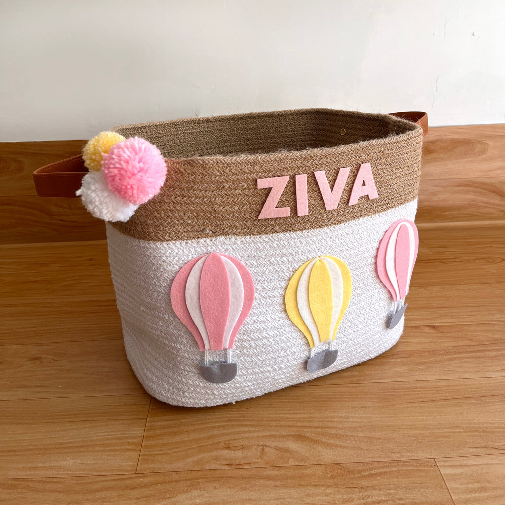Pink Hot Storage Basket