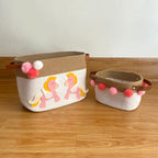 Jute Unicorn Storage Basket