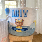 Teddy Airplanes Storage Basket