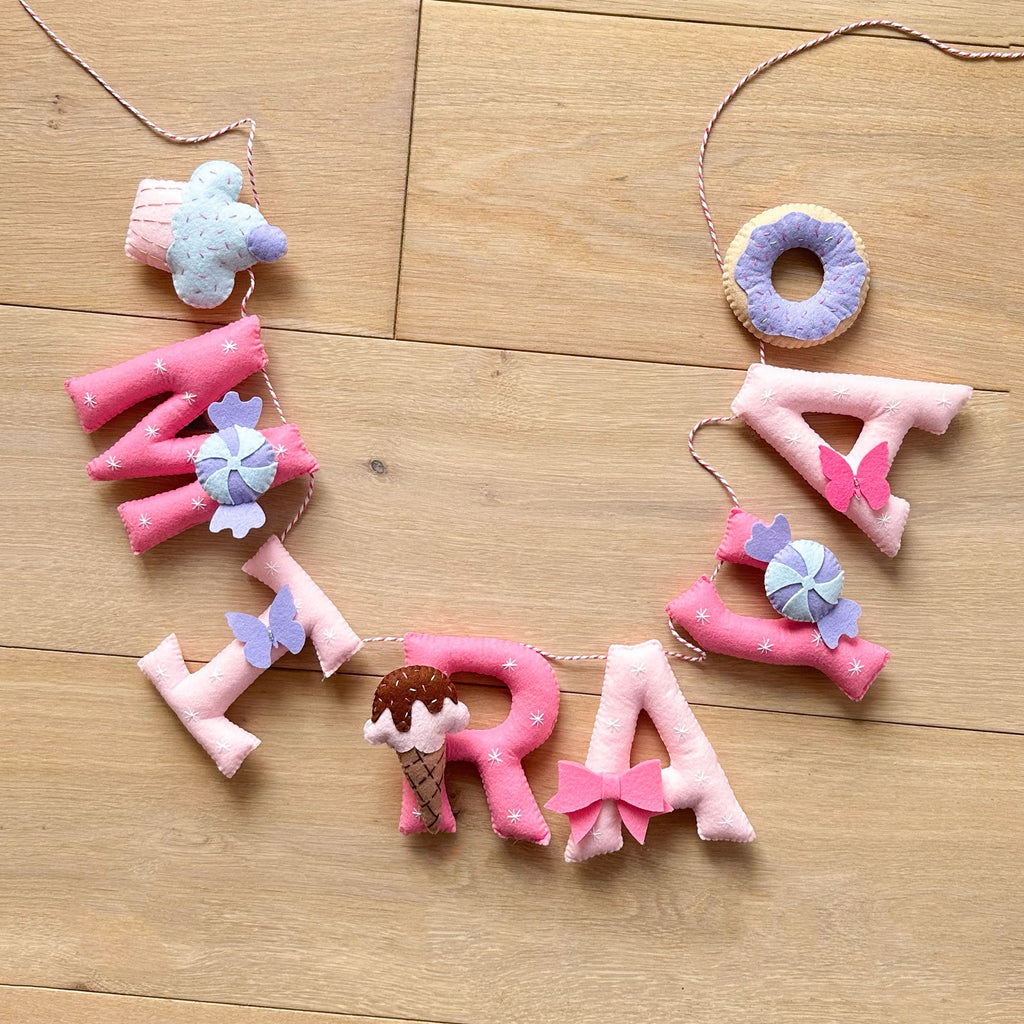 Candyland Name Garland