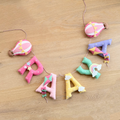 Bright Pink Name Garland