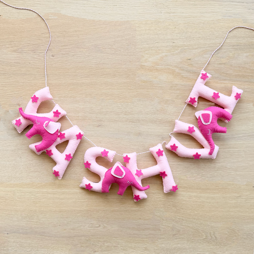 Elephant Star Name Garland