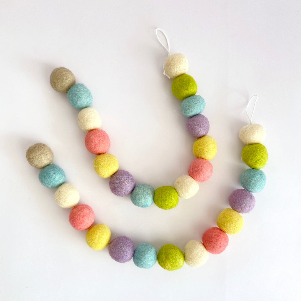 Multicolour Ball Curtain Ties