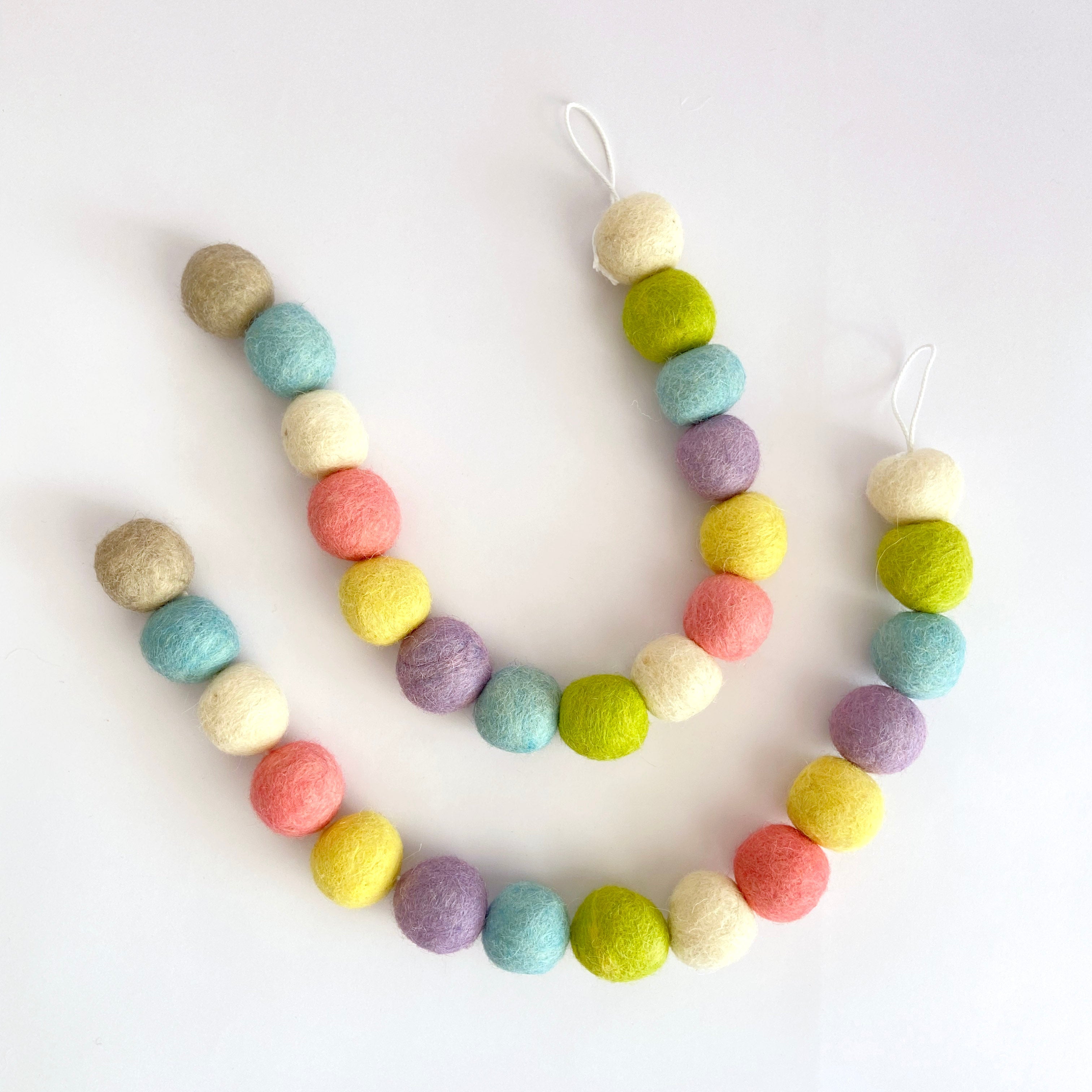 Multicolour Ball Curtain Ties