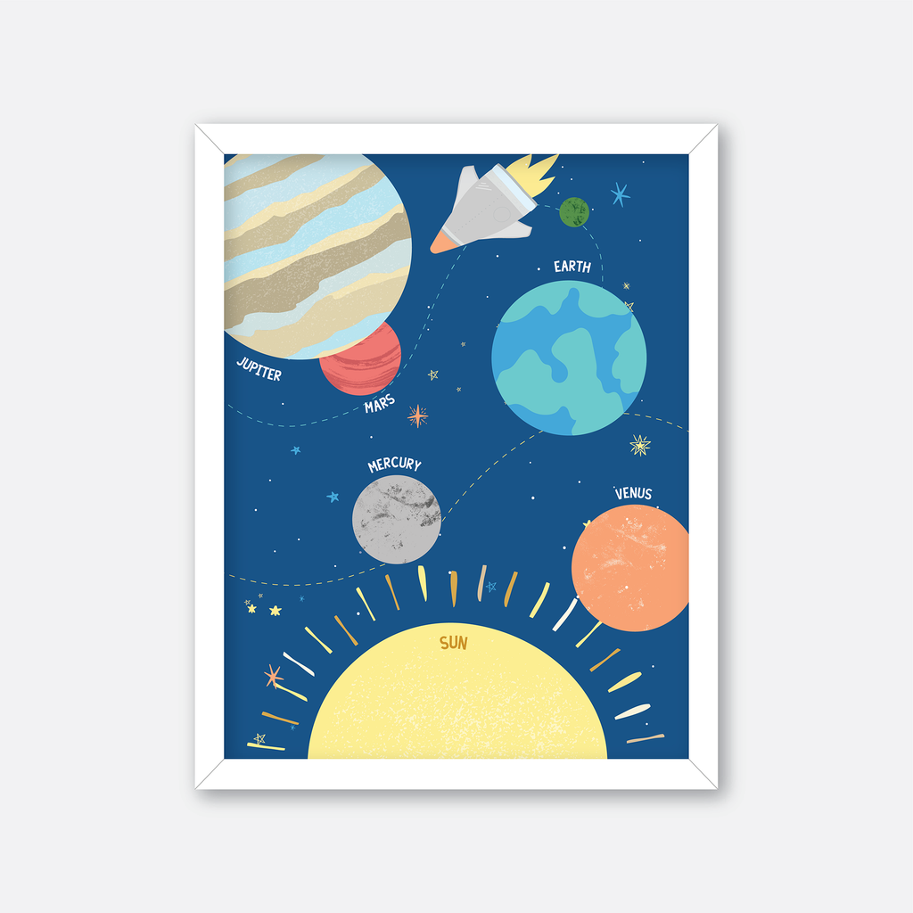 Universe Illustrated Wall Art