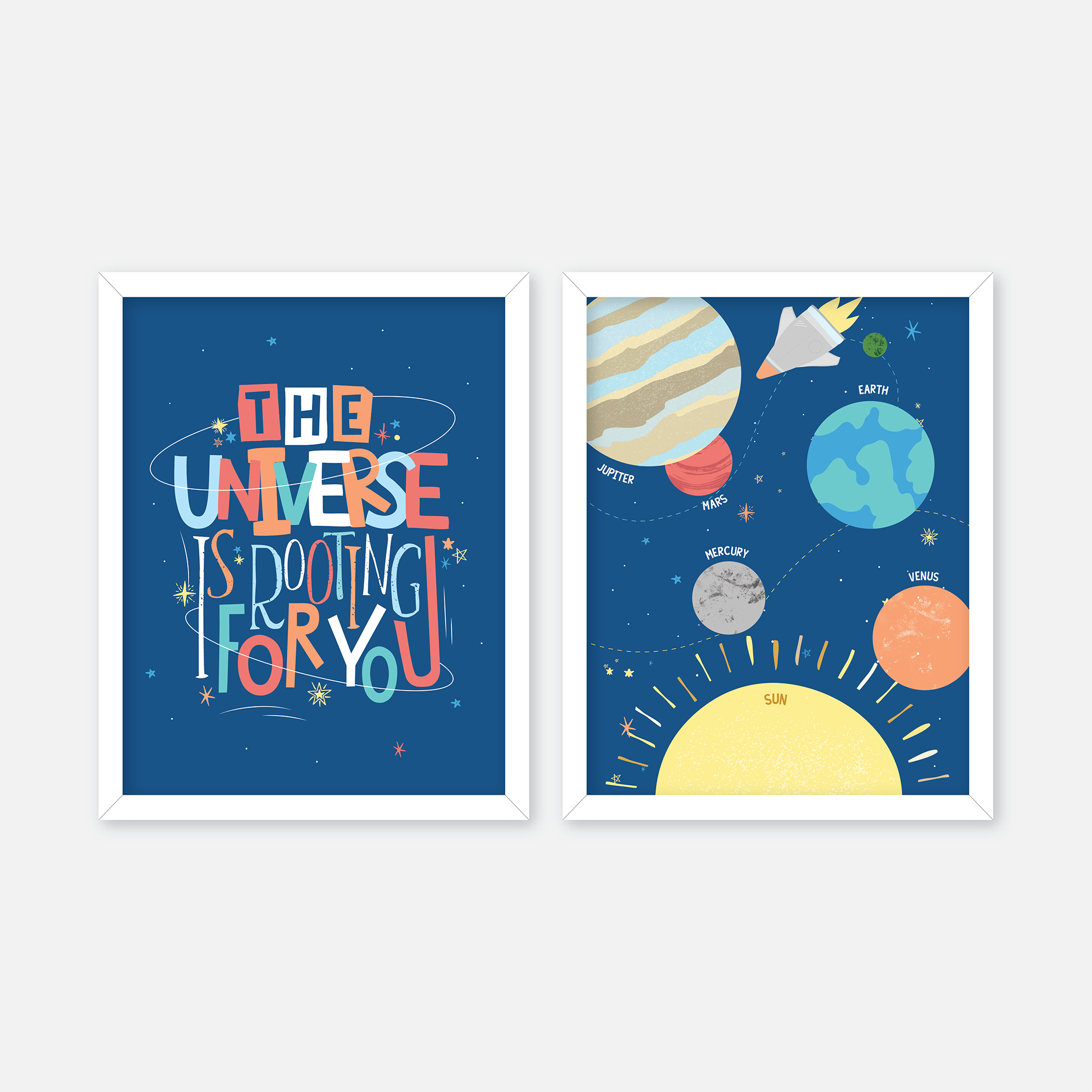 Universe Illustrated Wall Art