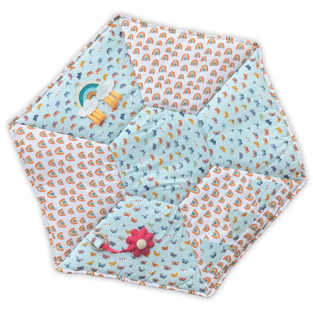 Blue Butterfly Sensory Playmat