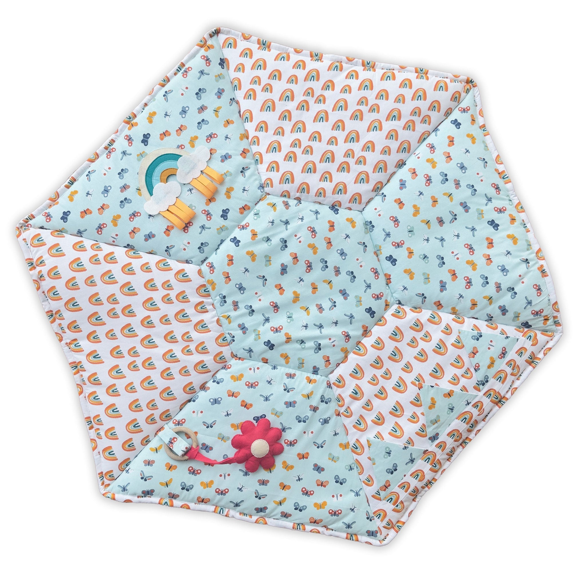 Blue Butterfly Sensory Playmat