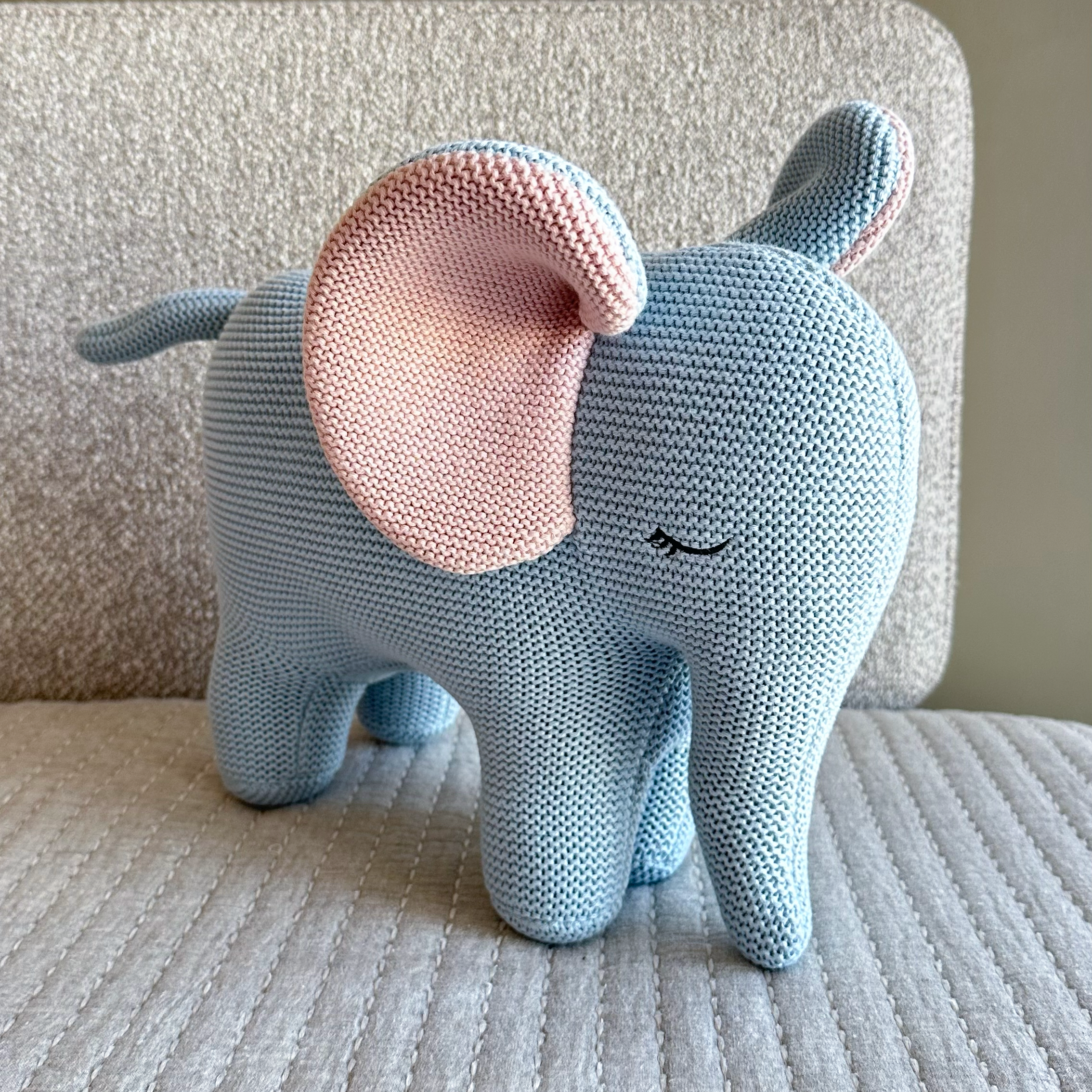 Elephant Knitted Plush Toy