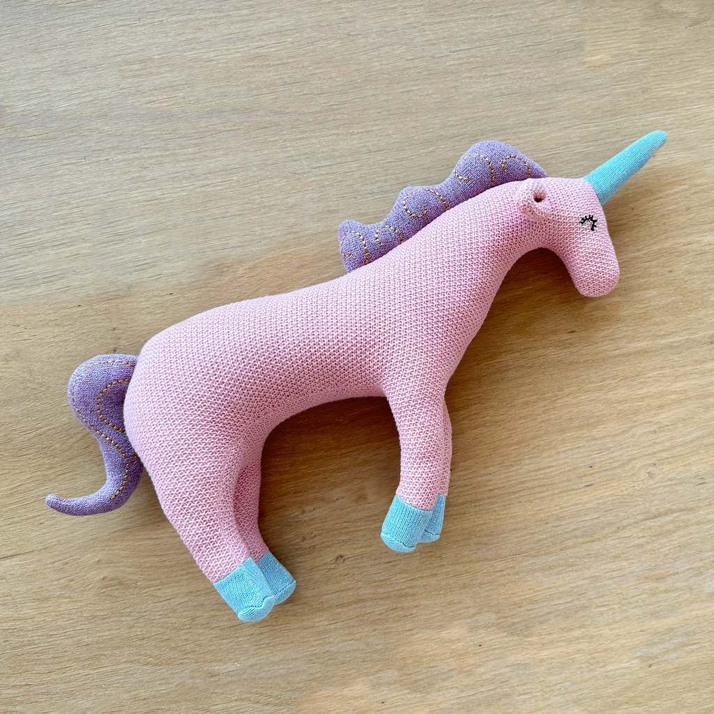 Unicorn Knitted Plush Toy