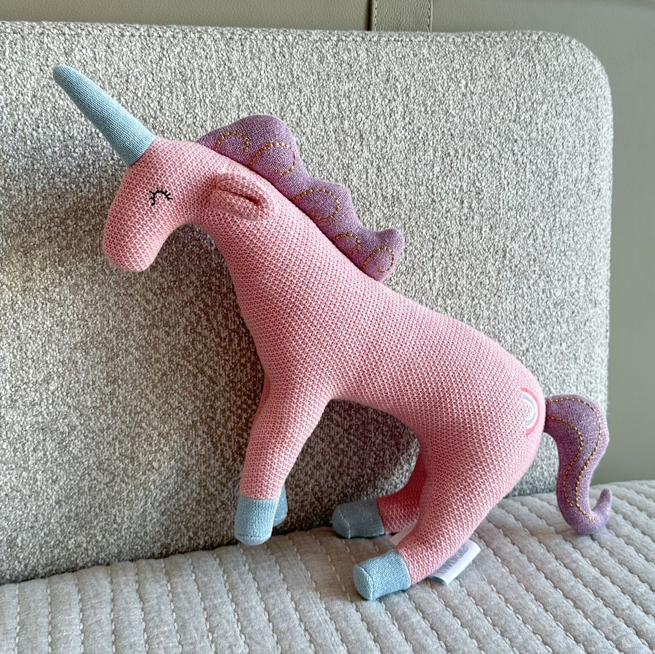 Unicorn Knitted Plush Toy