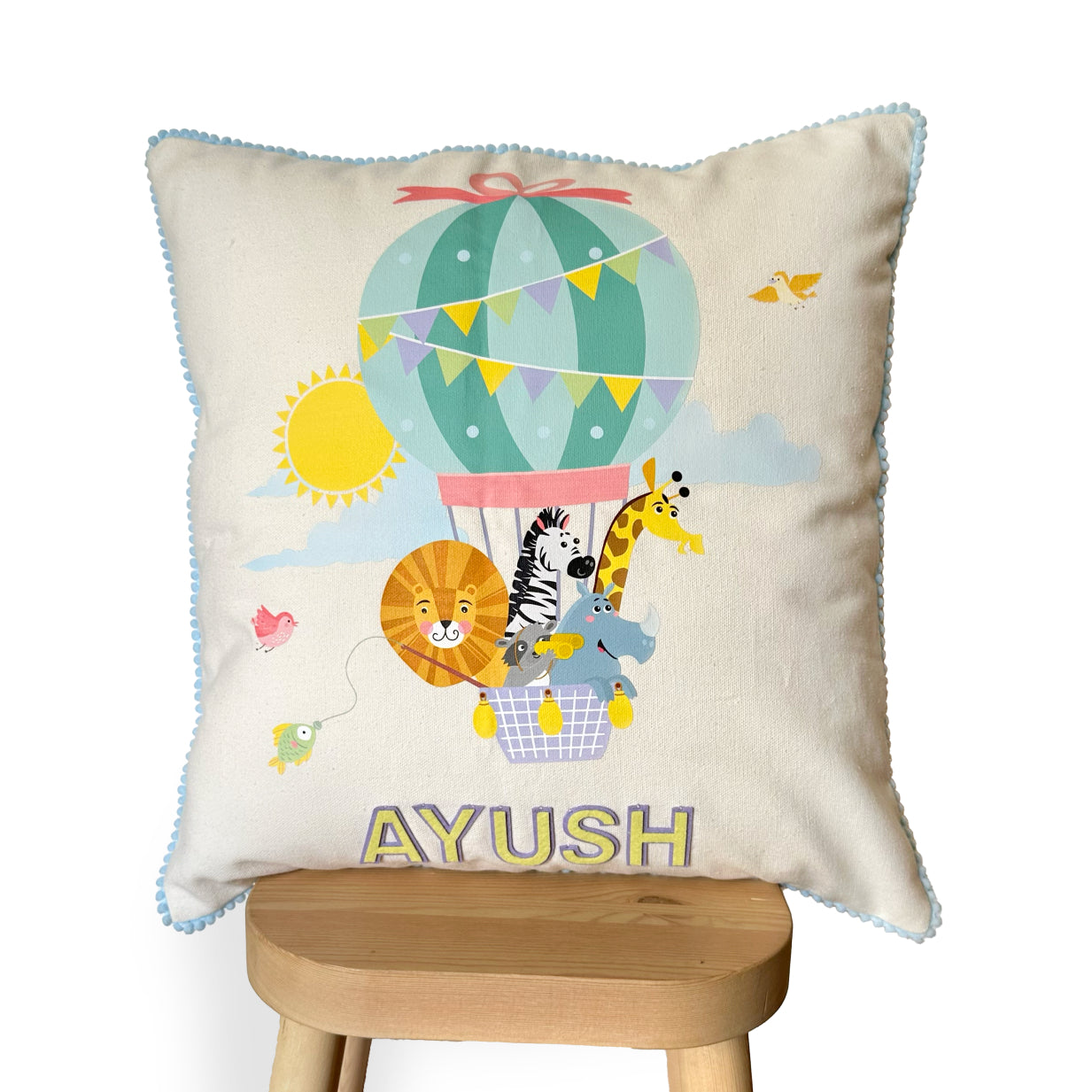 Animal Balloon Throw Cushion