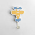 Yellow Airplane Wall Hooks