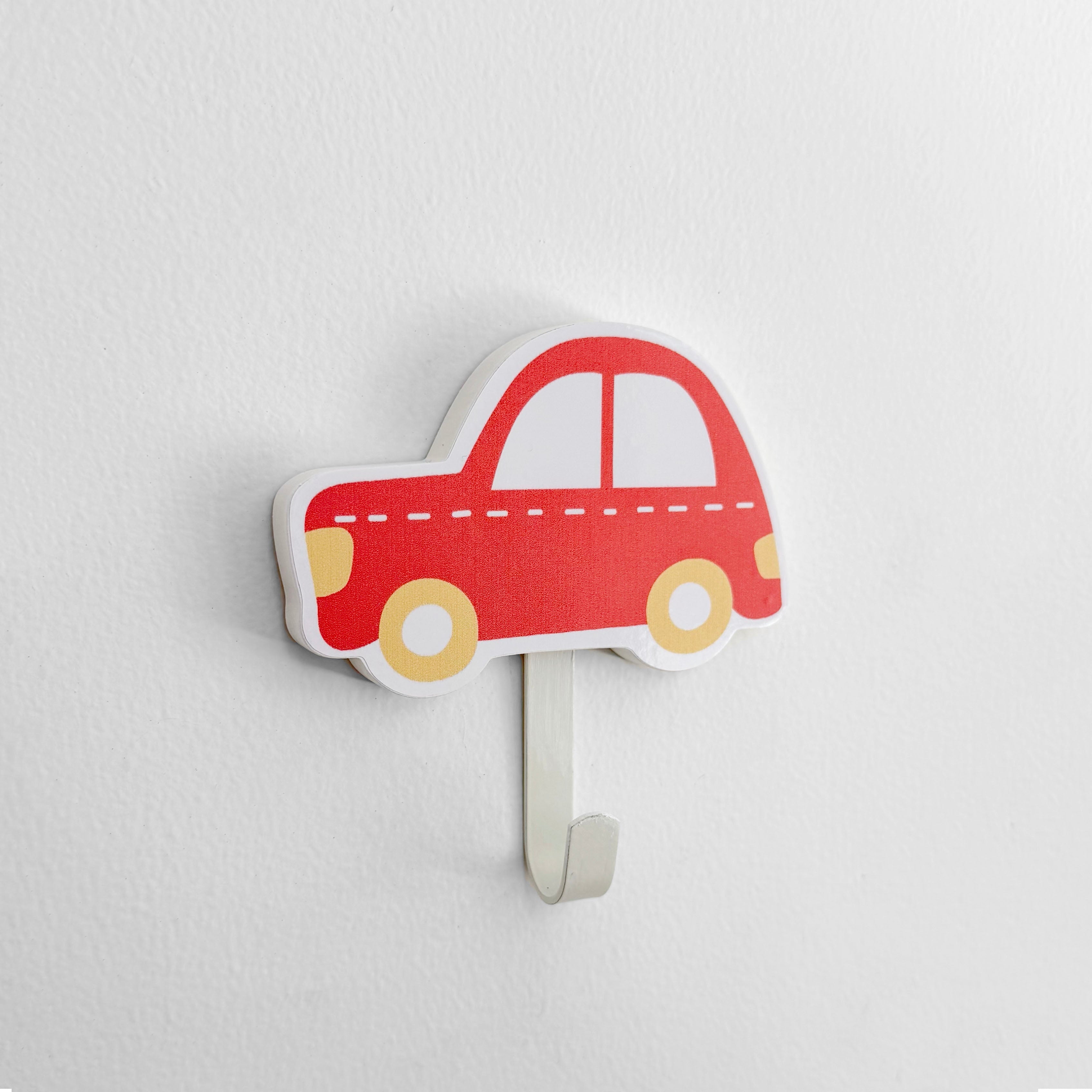 Red Car Wall Hooks