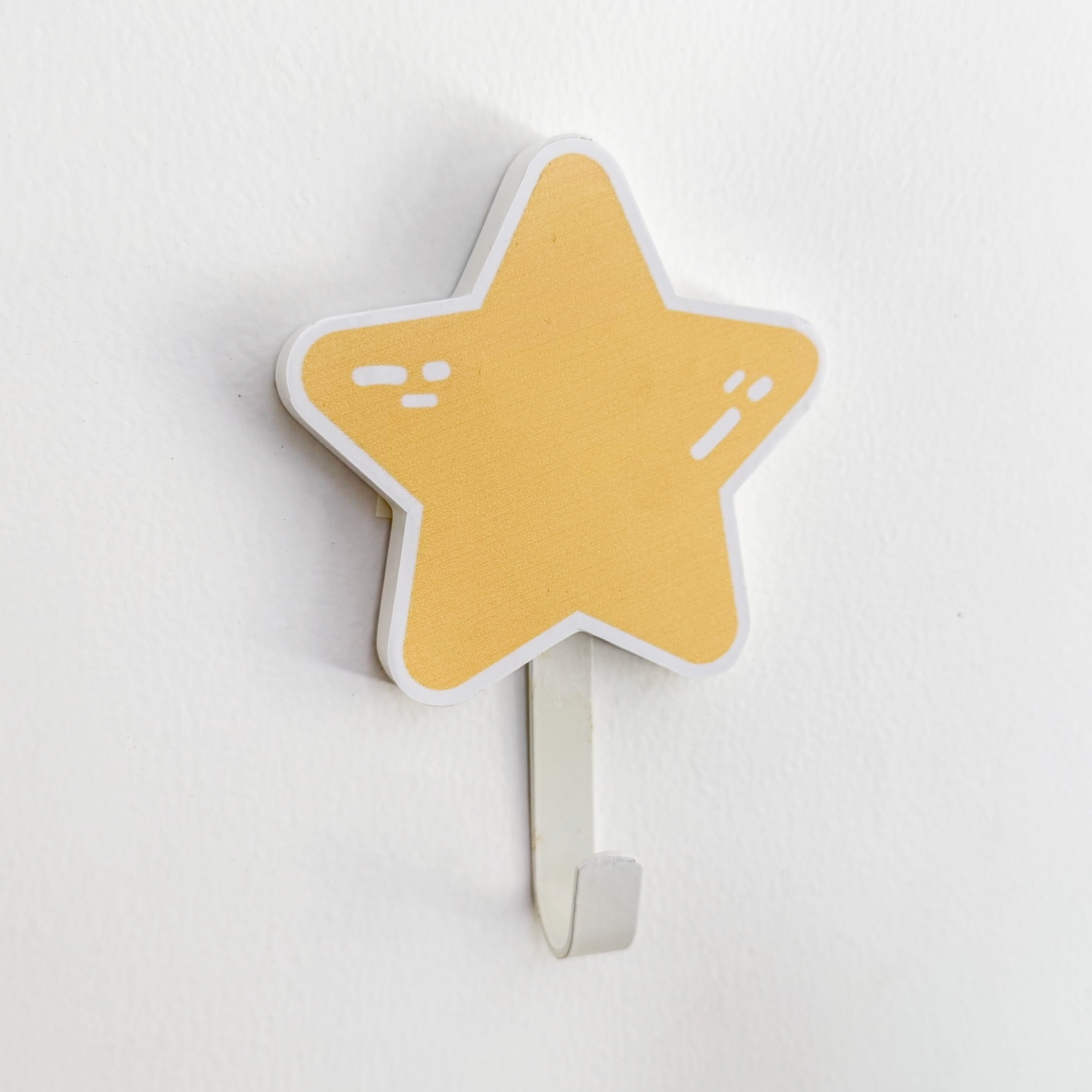 Yellow Star Wall Hooks