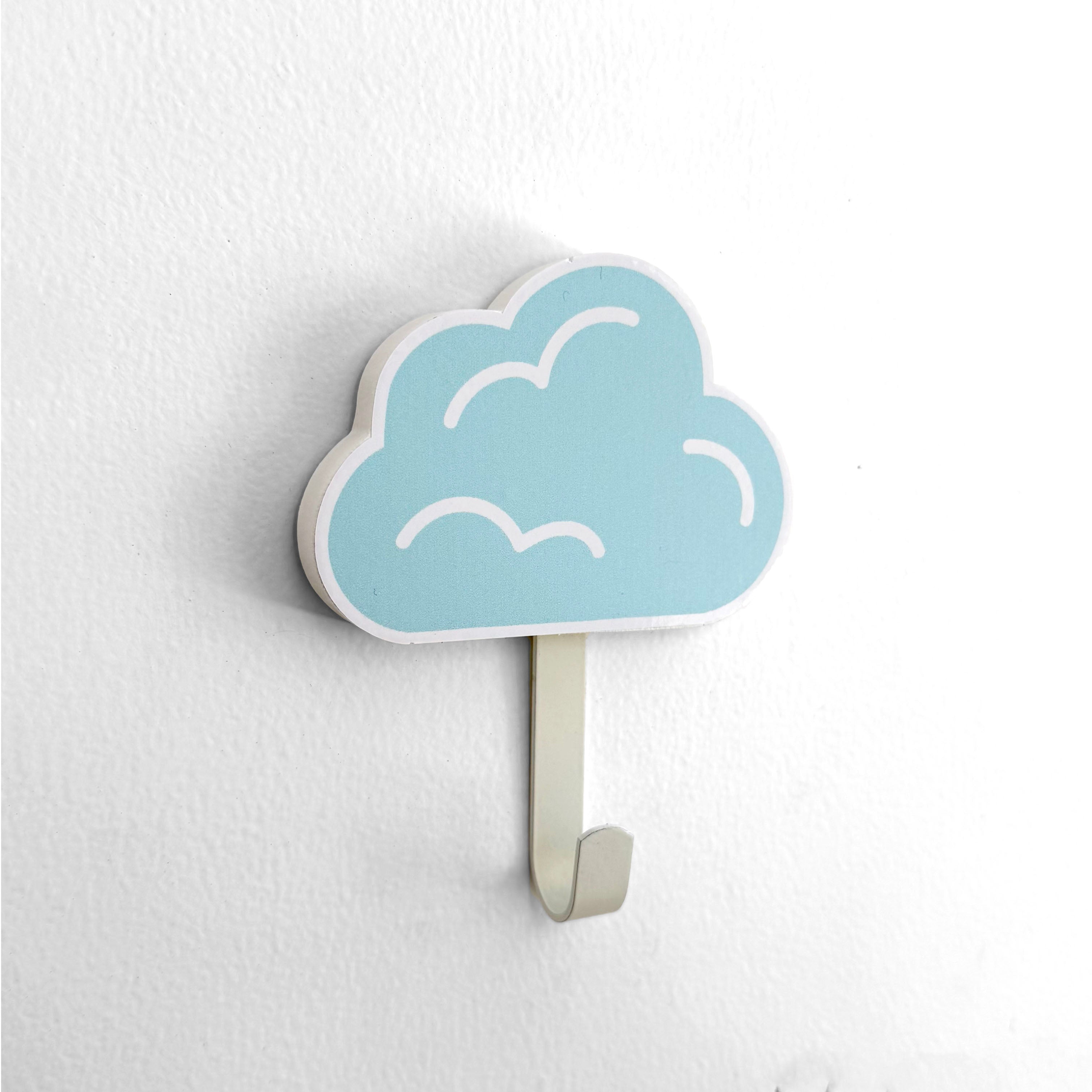 Blue Cloud Wall Hooks