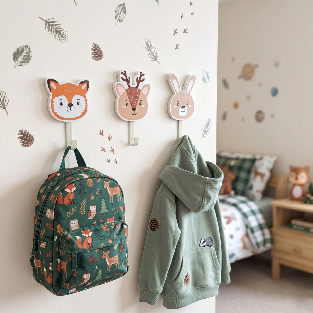 Woodland Animal Wall Hooks