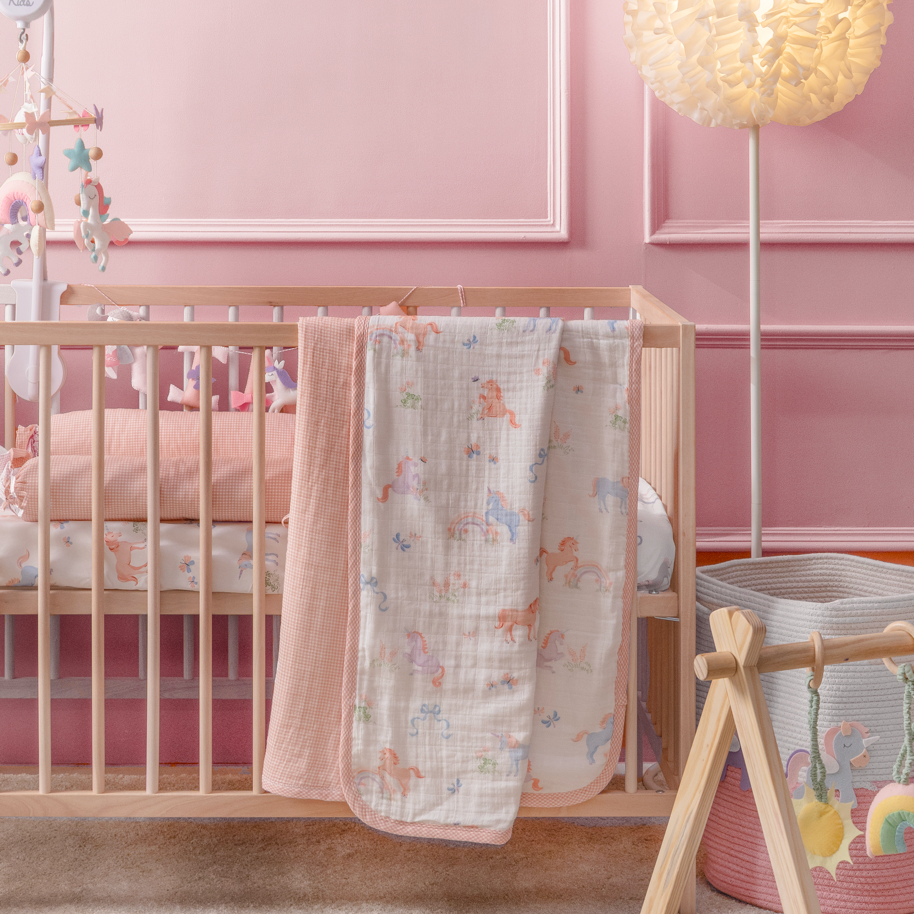Unicorn 4pc Bedding Set