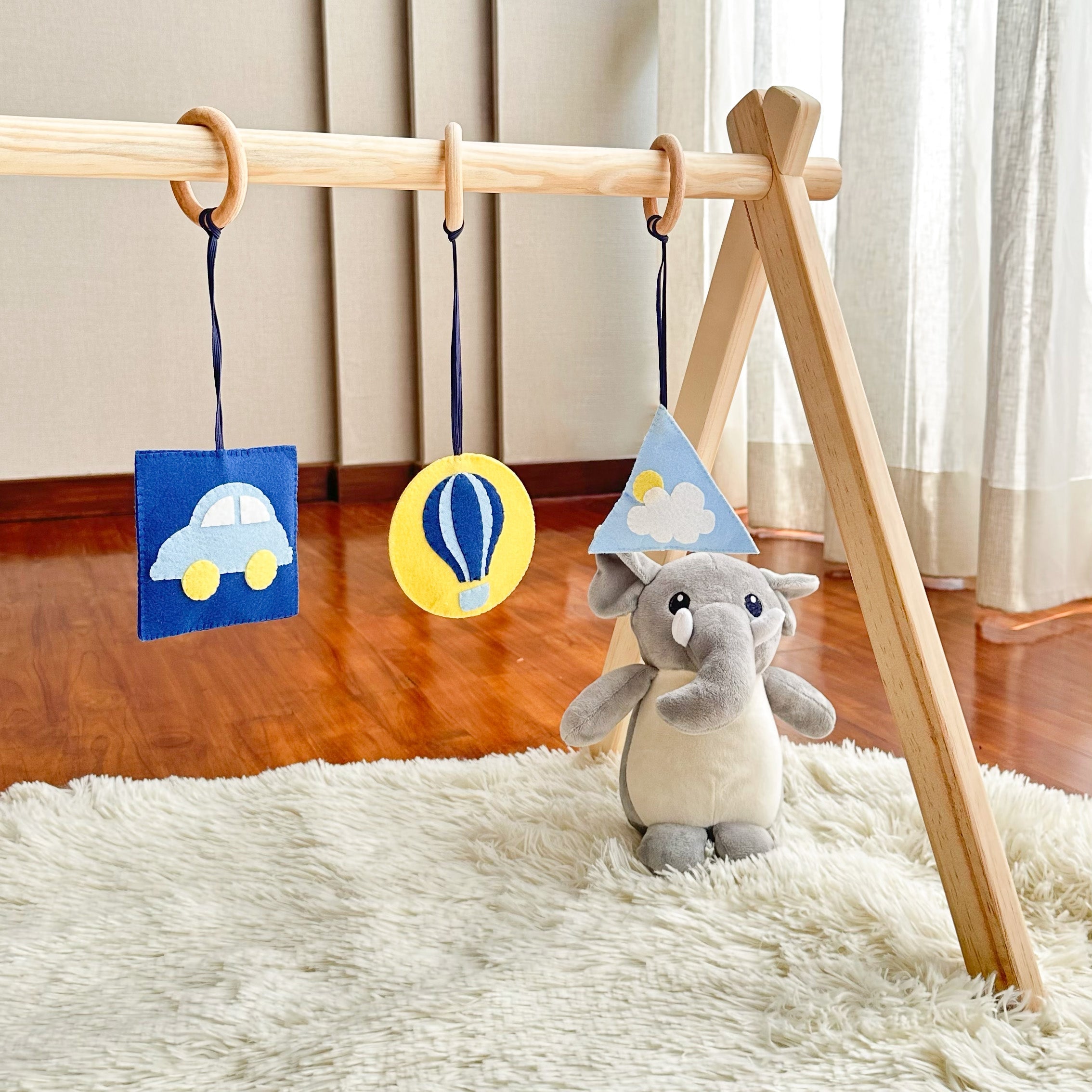 Blue skies Rattle Set
