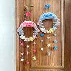 Blue Elephant Name Garland