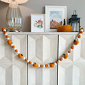 3D Pumpkin Halloween Garland