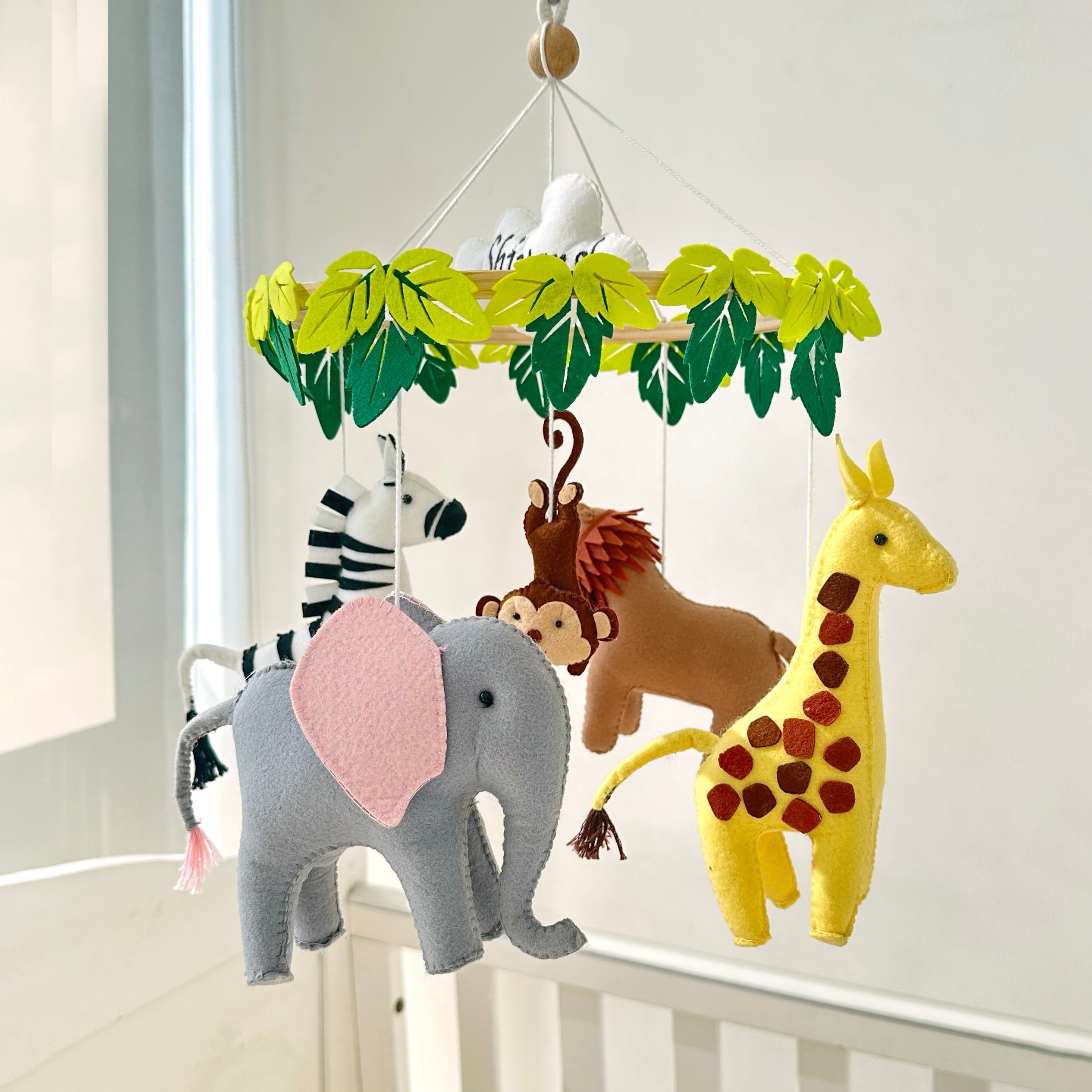 Jungle Animal Cot Mobile
