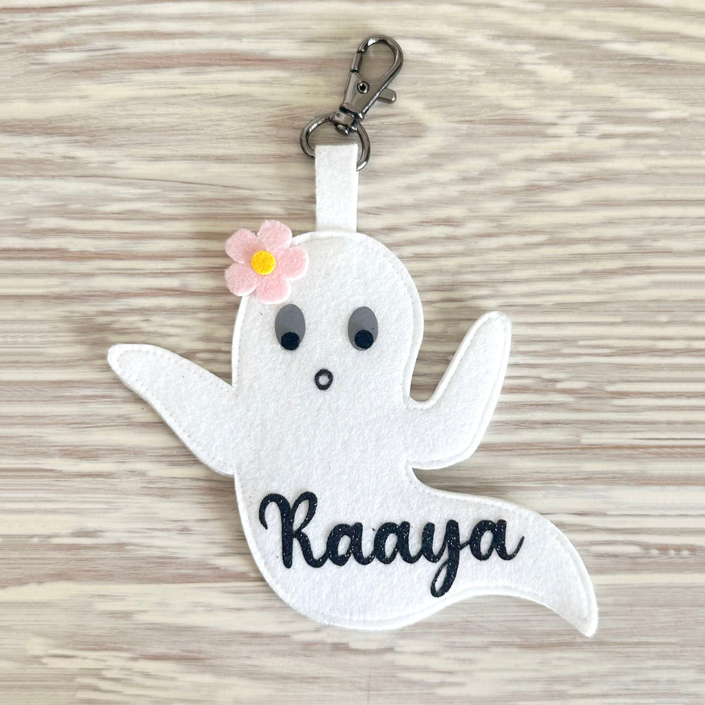 Ghost Girl Halloween Keychain