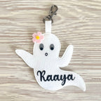 Ghost Girl Halloween Keychain