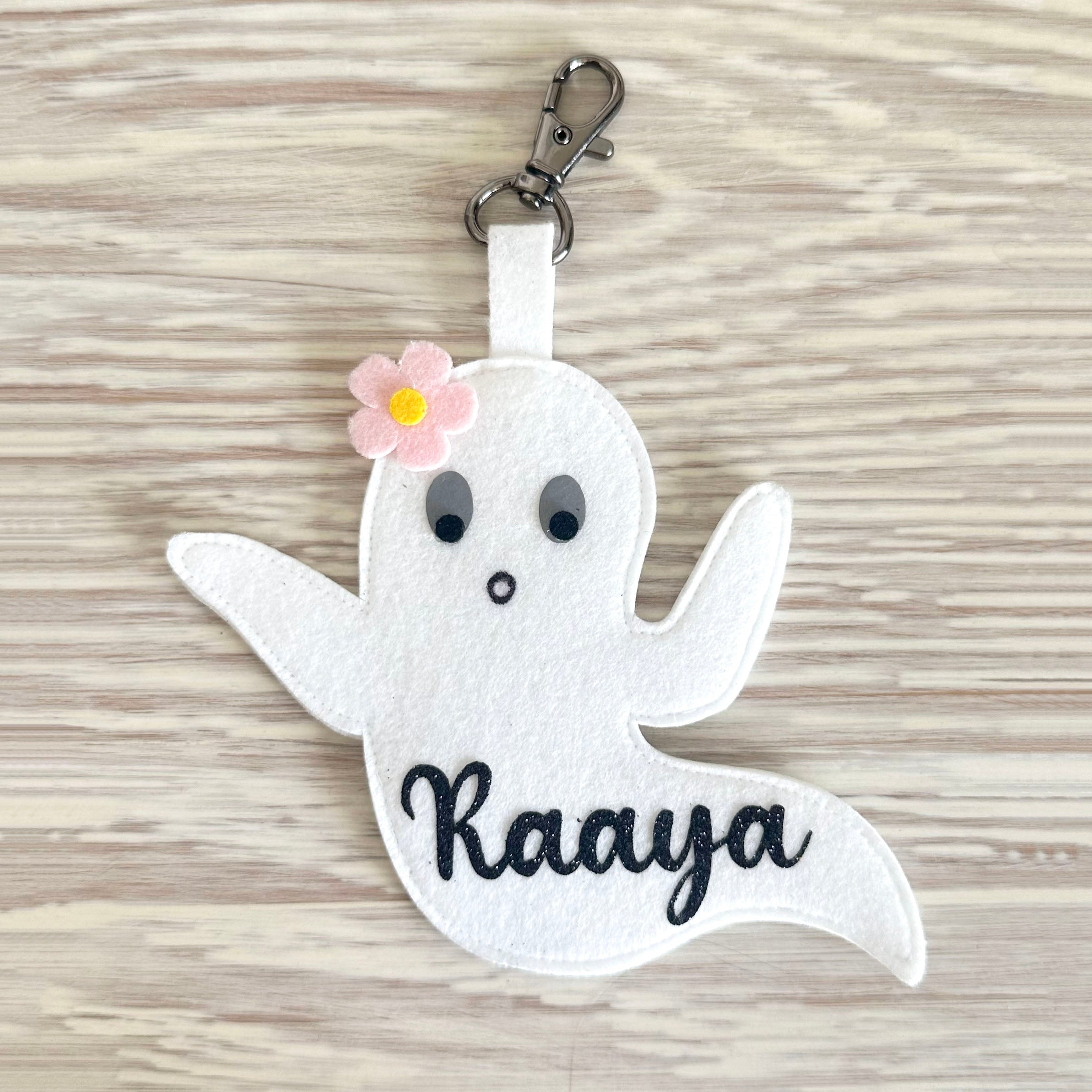 Ghost Girl Halloween Keychain