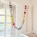 Rainbow Alphabet Felt Garland