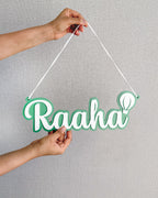 3D Balloon Name Plaque