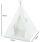 Tepee White Play Tent