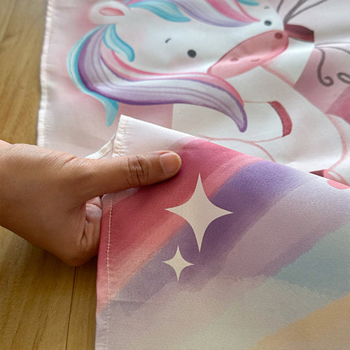 Flying Unicorn Milestone Blanket