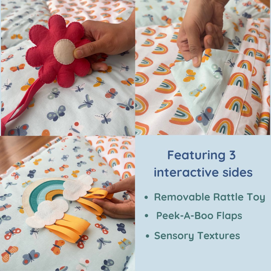 Blue Butterfly Sensory Playmat