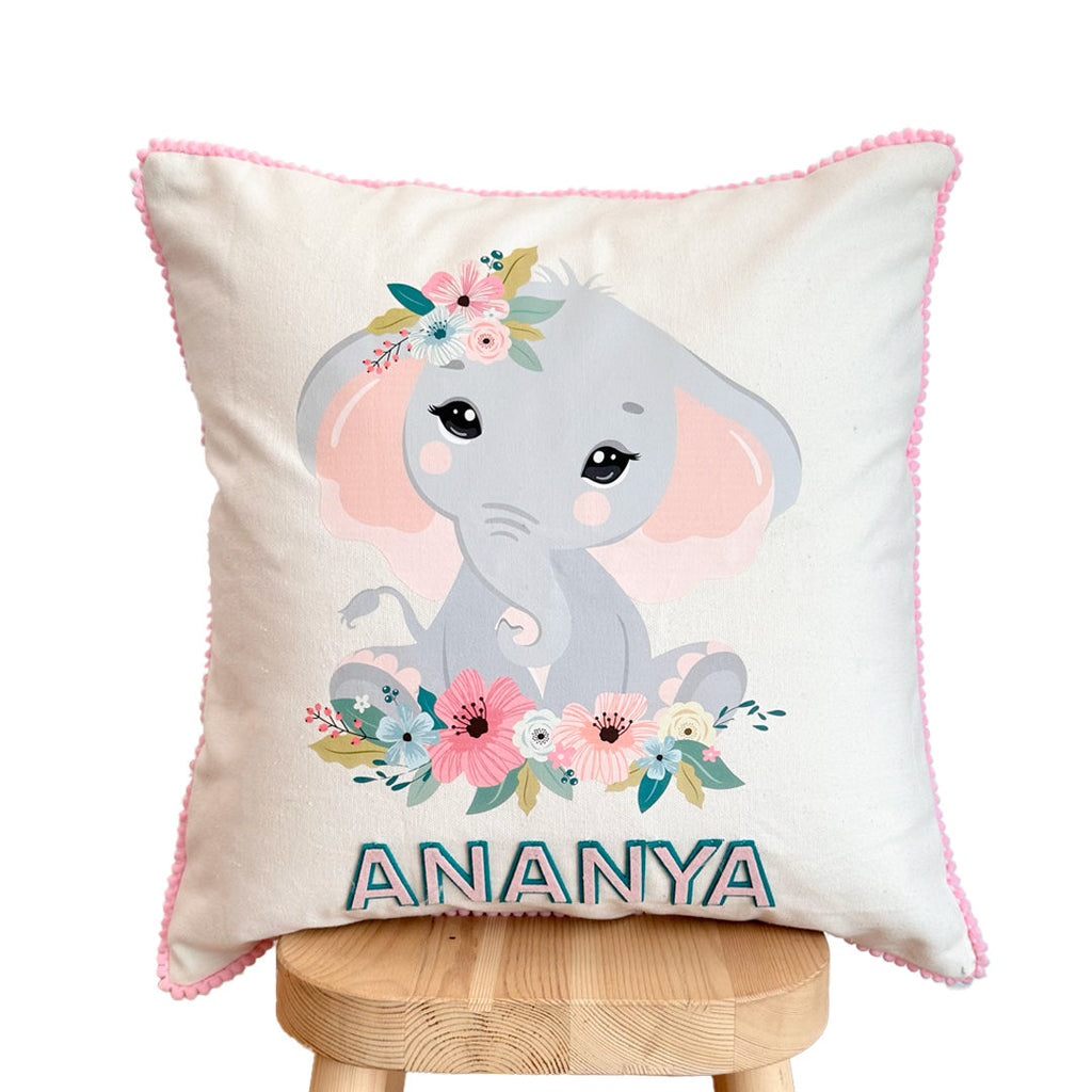 Little Elephant Throw Cushion