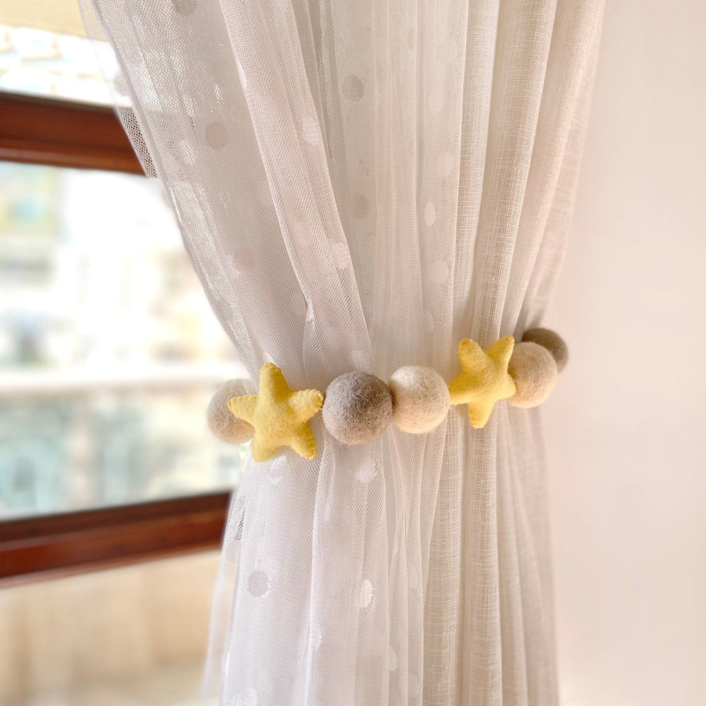 Star Ball Curtain Ties