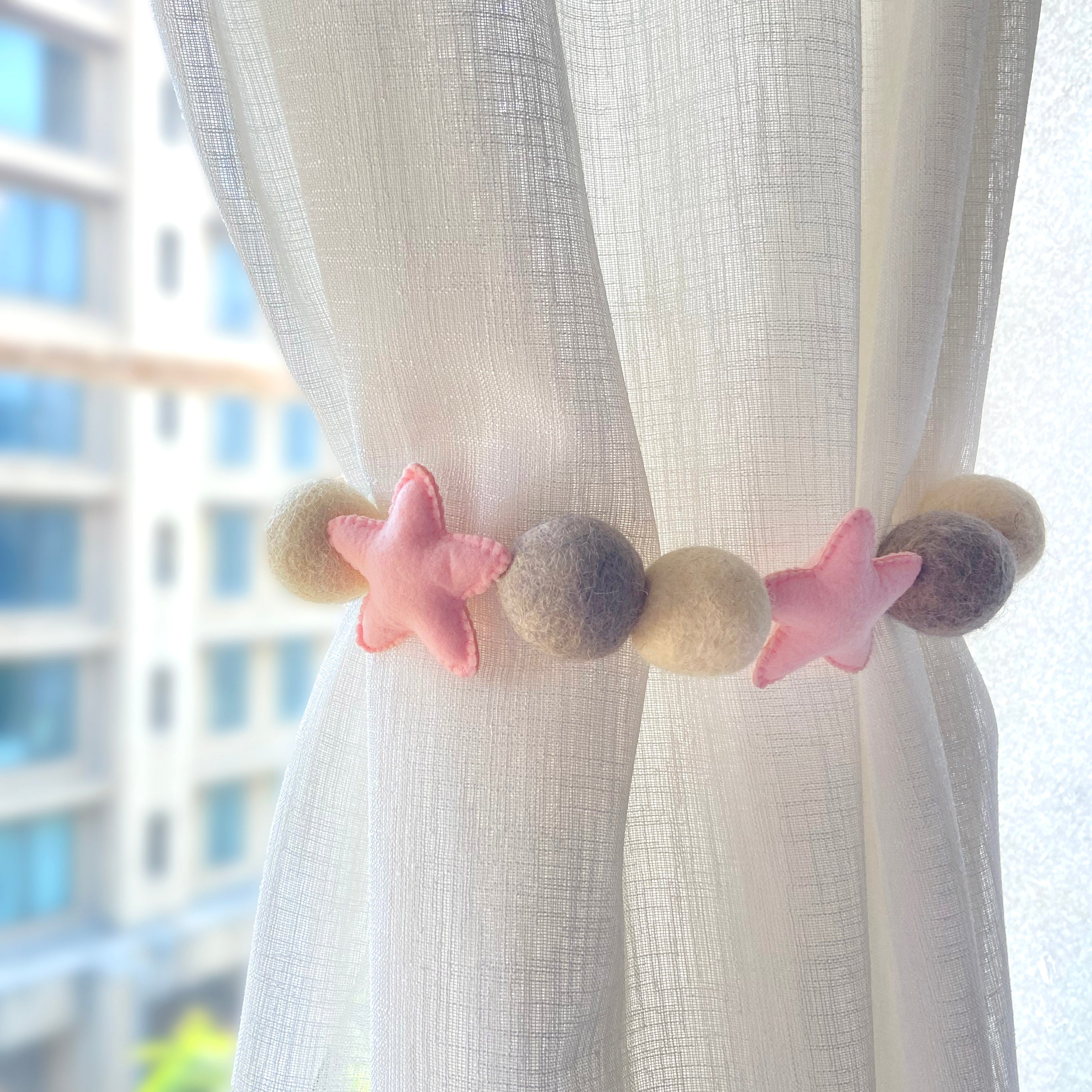 Star Ball Curtain Ties