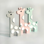 Giraffe Figurines Shelf Decor