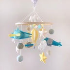 Flying Airplane Cot Mobile