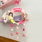 Pet Pink Name Garland