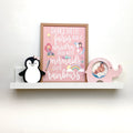 Ledge White Floating Shelf