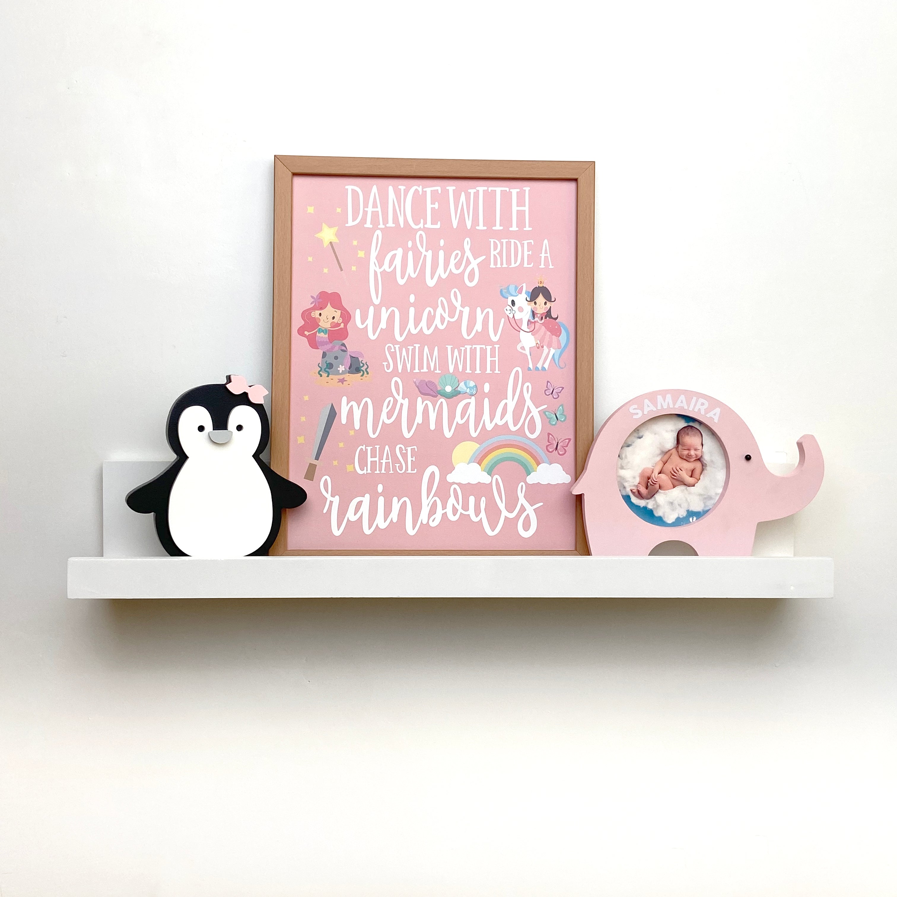 Ledge White Floating Shelf
