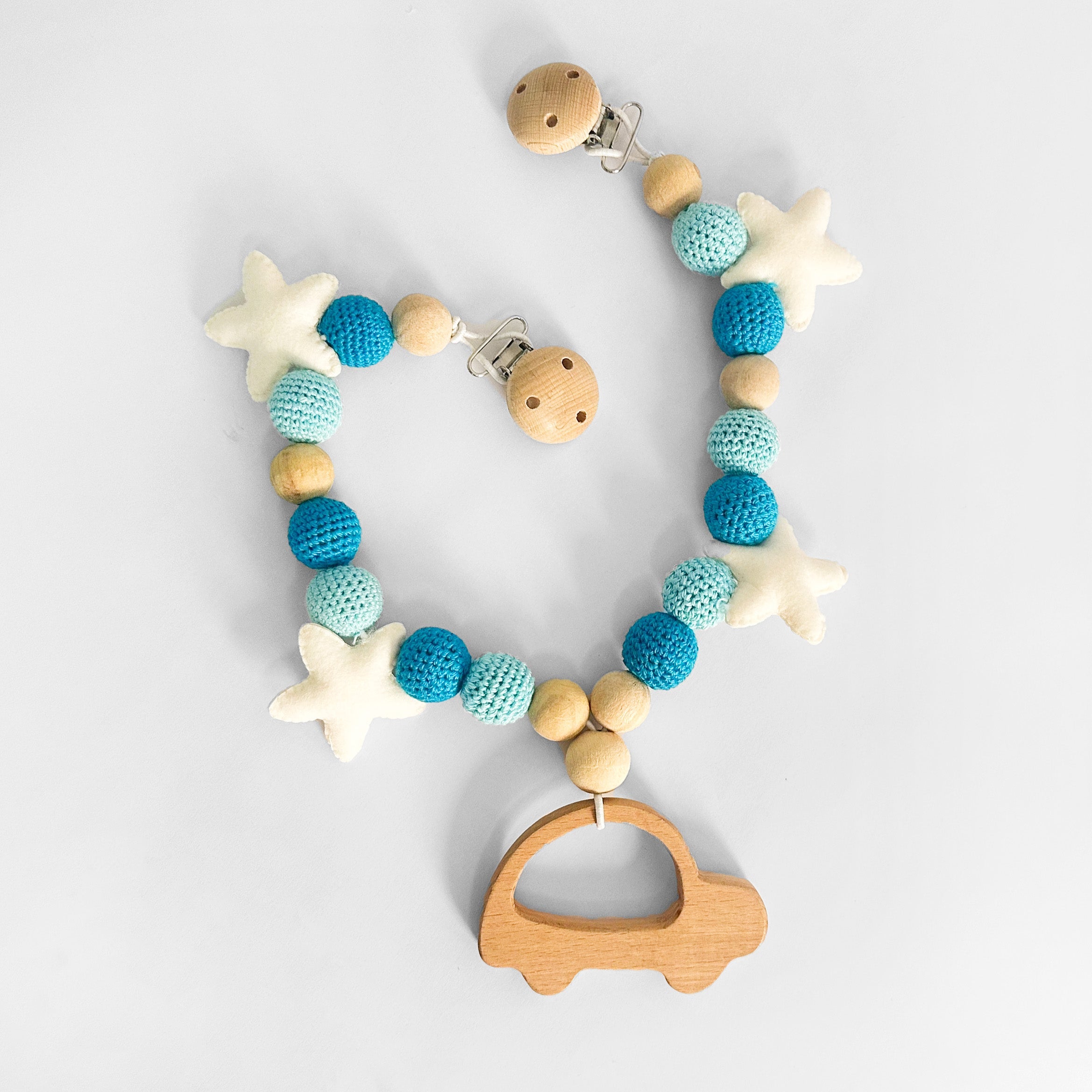 Blue Car Stroller Chain