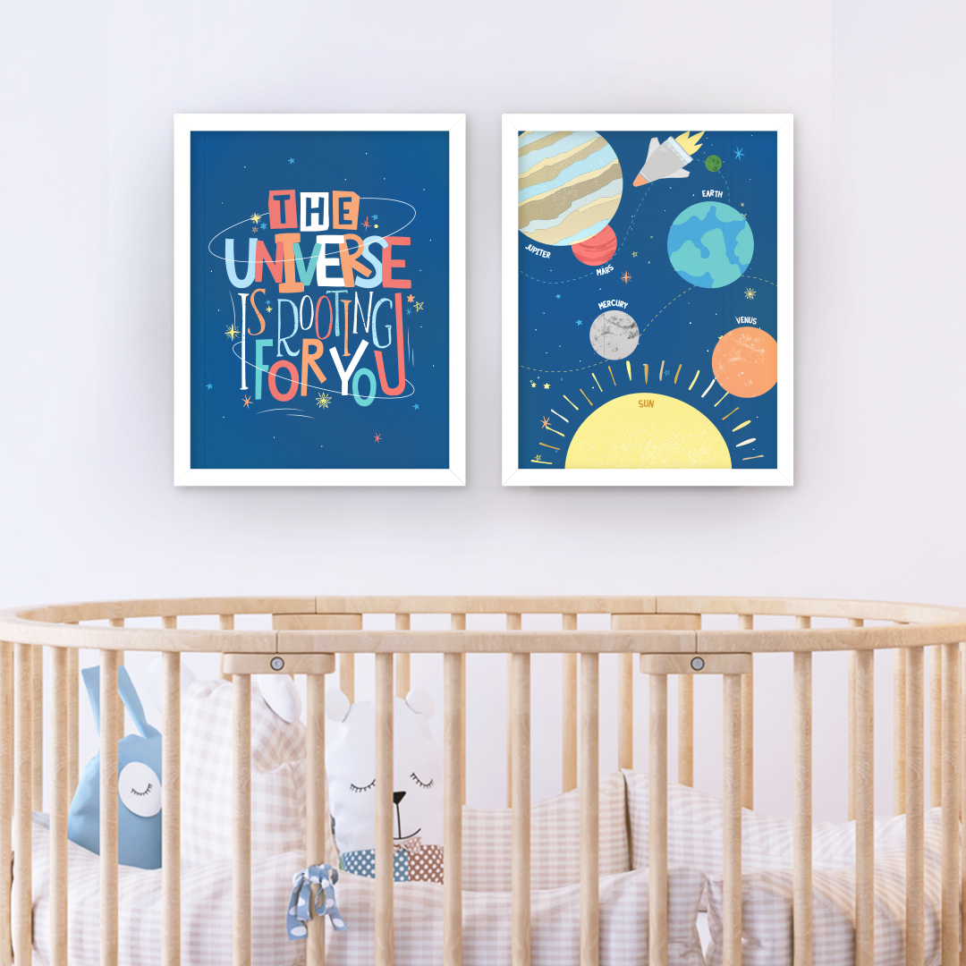 Universe Illustrated Wall Art
